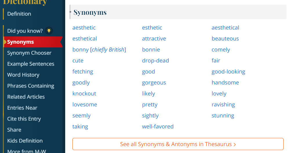 Synonyms | Merriam-Webster