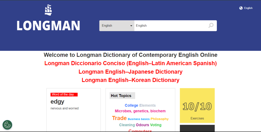 Longman Dictionary of Contemporary English