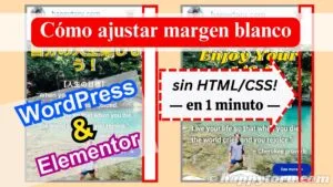 Eliminar margen derecho en móvil sin CSS