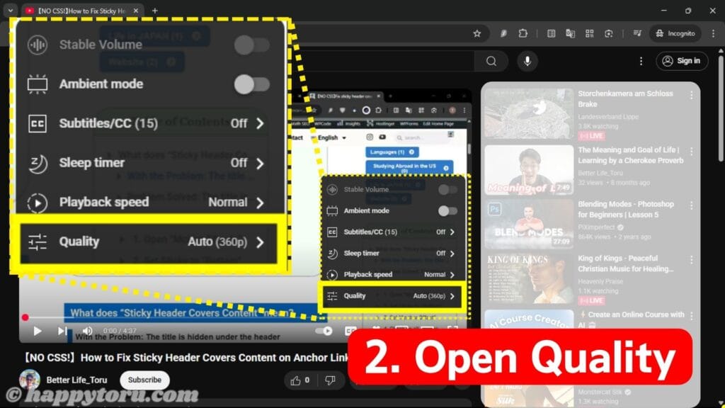 2.Open Quality